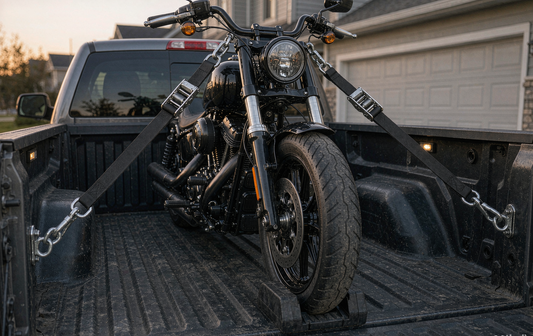 How to Tie Down a Motorcycle in a Pickup Truck Bed (Step by Step)