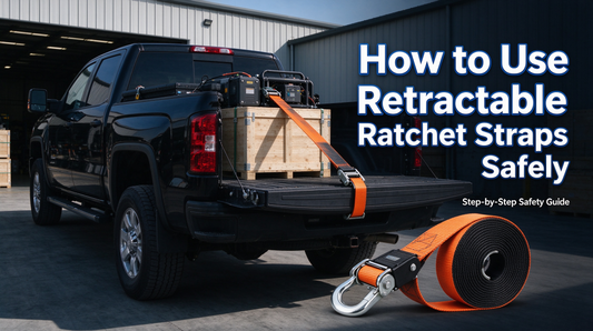 How to Use Retractable Ratchet Straps Safely