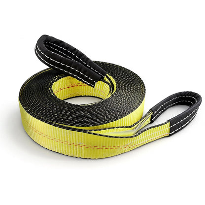 2" x 20FT Heavy Duty Recovery Tow Strap, 25,000 LBS Break Strength