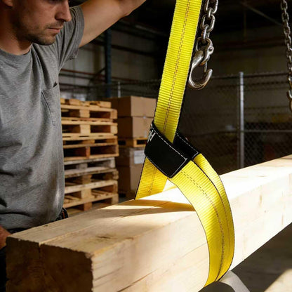 Lift Sling Web Strap/Wear Guard End
