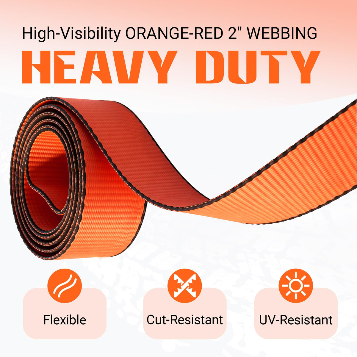 2" x 96" Cargo Control Wire Hook Ratchet Straps, Wheel Tie Down System