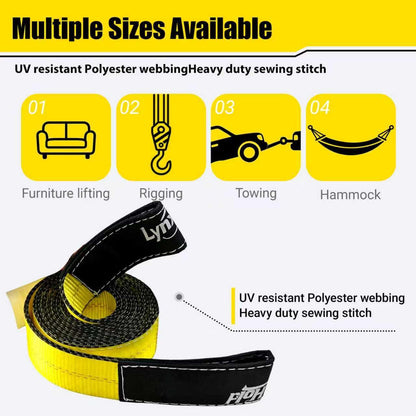 Lift Sling Web Strap/Wear Guard End