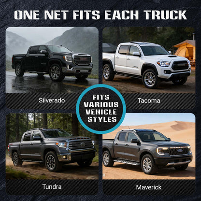 Highly Elastic Cargo Net, Simple Truck Bed Cargo Mesh Organizer