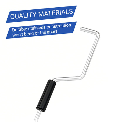 Heavy Duty Winch Strap Winder, Stainless Steel, Flatbed Truck Tool