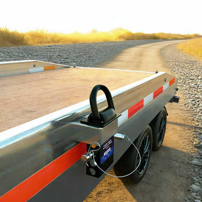 Heavy Duty Stake Pocket D Rings, 5/8", 18,000 LBS, Trailer Tie Down Anchor